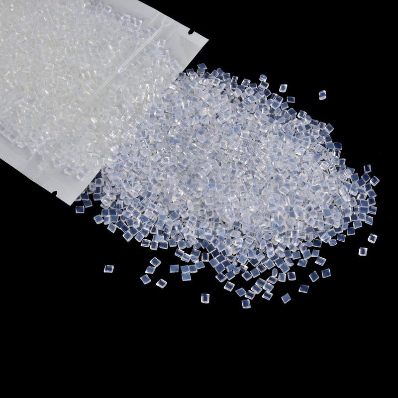 CREATE BEAUTY 50g Italian Keratin Glue Pellets Granules Beads for Nail/I Tip Hair Extensions â€“ Transparent (50g, Transparent) - Image 3
